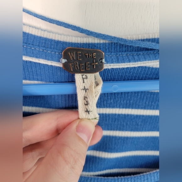 FREE PEOPLE ROYND ABOUT Tee Striped - Picture 5 of 6